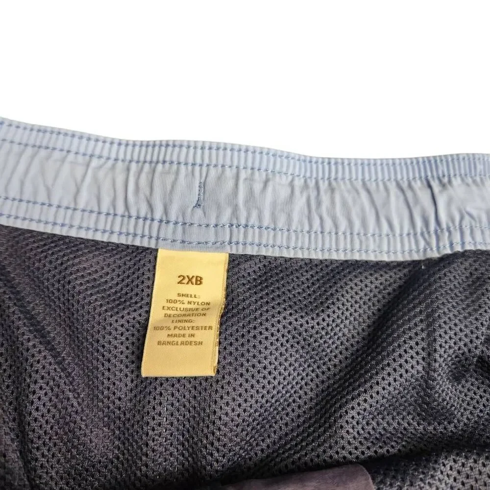 Caribbean Swimwear Blue Swim Trunks With Pockets Shorts on Sale 5 for 35